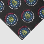 ジョージア州旗 薄葉紙 (詳細)