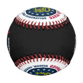 ジョージア州旗 野球ボール (正面)