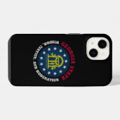 ジョージア州旗 iPhoneケース (裏面横)