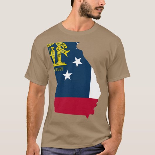 ジョージア州旗 Tシャツ (正面)