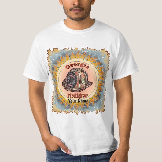 ジョージア州消防士Tシャツ Tシャツ (正面)