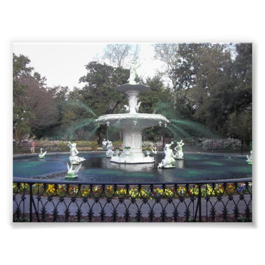 ジョージア州，サバンナ フォトプリント            (正面)