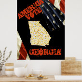 ジョージア州 ポスター (キッチン)