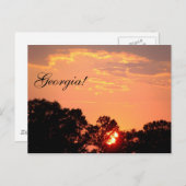 ジョージア州! ポストカード (正面/裏面)