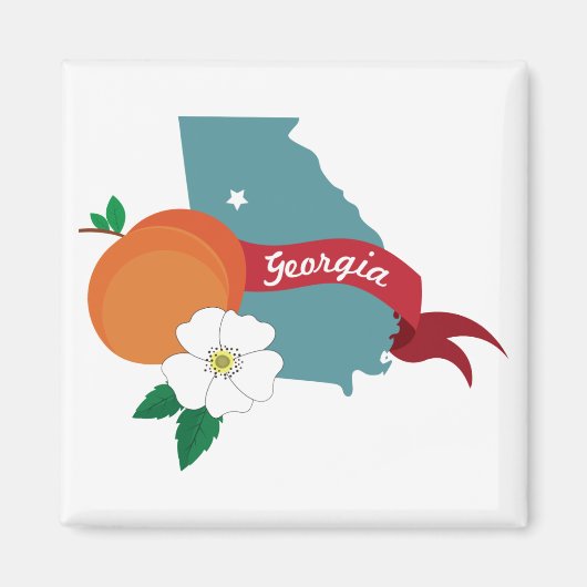 ジョージア州 マグネット (正面)