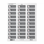 ジョージア州 |移動差出人住所ラベル ラベル (フルシート)