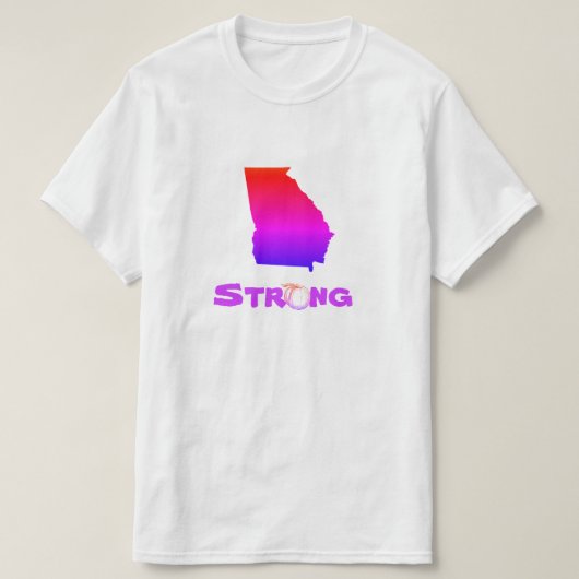 ジョージア強いハリケーン災害 Tシャツ (デザイン正面)