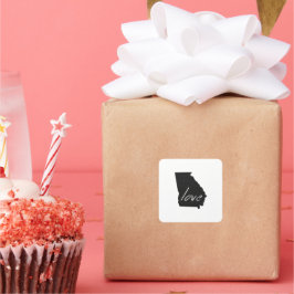 ジョージア形チョークボードジョージアンピーチラブ スクエアシール