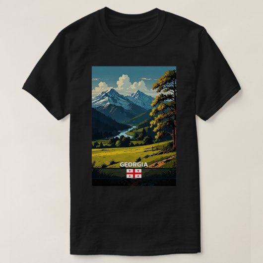 ジョージア旅行Tシャツ2 Tシャツ (デザイン正面)