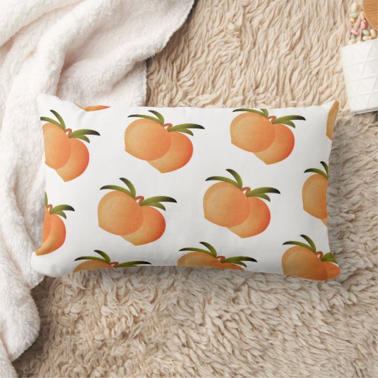 ジョージア桃の腰枕 ランバークッション (ブランケット)