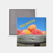 ジョージア桃マグネット マグネット (正面/裏面)