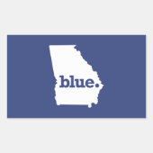 ジョージア民主党員 長方形シール (正面)