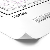 ジョージア海峡とフアン・デ・フカ海峡の海図 ポスター (角)