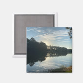 ジョージア湖の上の日の出 マグネット (正面/裏面)