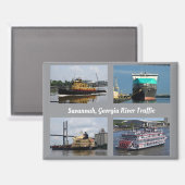 ジョージア無料レーン磁石サバンナ マグネット (正面/裏面)