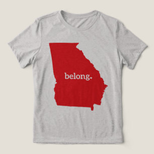 ジョージア米州地図が属する トライブレンドTシャツ