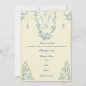 ジョージア結婚ナ 招待状 (裏面)