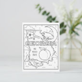 ジョージア色のメコラージュ ポストカード (スタンド正面)