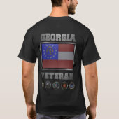 ジョージア退役軍人Tシャツ Tシャツ (裏面)