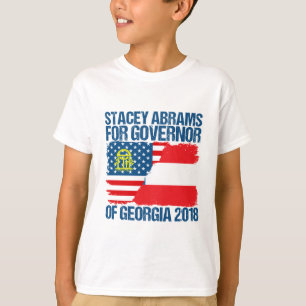 ジョージア2018年の知事のためのStacey Abrams Tシャツ