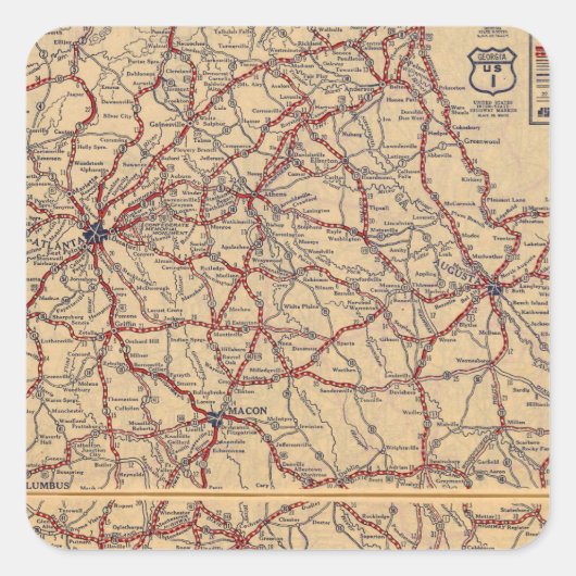 ジョージア8 スクエアシール (正面)