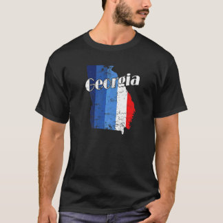 ジョージア・アメリカ州概要地図アメリカ Tシャツ
