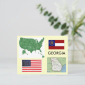 ジョージア（アメリカ） ポストカード (スタンド正面)