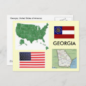 ジョージア（アメリカ） ポストカード (正面/裏面)