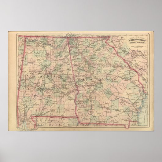 ジョージア・アラバマ ポスター (正面)
