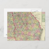 ジョージア、アラバマ ポストカード (正面/裏面)