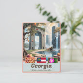 ジョージア・エッセンス超現実的芸術的 ポストカード (スタンド正面)