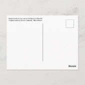 ジョージア・オキーフのような砂漠のアイコニックな作品。 ポストカード (裏面)