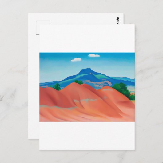 ジョージア・オキーフェアート ポストカード (正面/裏面)