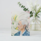 ジョージア・オキーフェカードにオマージュ ポストカード (スタンド正面)