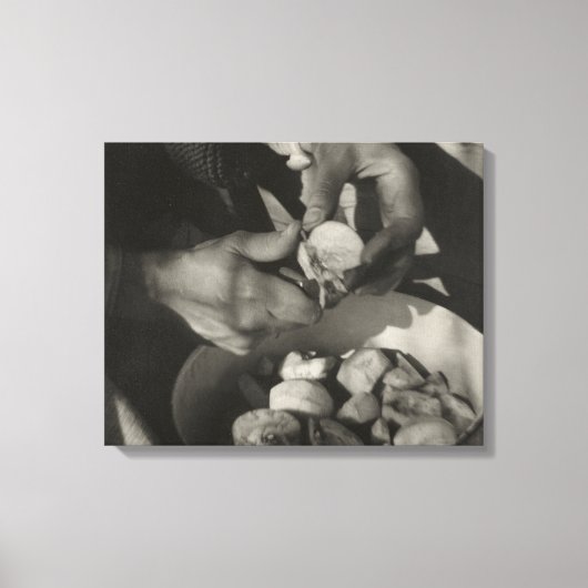 ジョージア・オキーフェハンズ(ca.1920-1922) キャンバスプリント (正面)