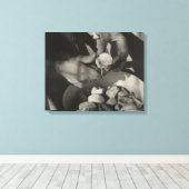 ジョージア・オキーフェハンズ(ca.1920-1922) キャンバスプリント (インサイチュ (ウッドフロア))