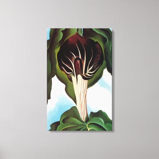 ジョージア・オキーフェ – Jack-in-the-Pulpit III キャンバスプリント (正面)