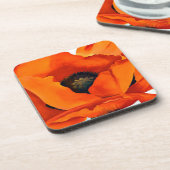 ジョージア・オキーフ圧倒する赤のケシ コースター (左側)