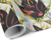 ジョージア·オキーフ葉の静物生活パターン ラッピングペーパー (ロールコーナー)