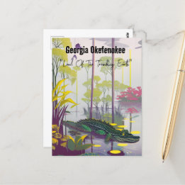 ジョージア・オケフェノキーランド・オブ・ザ・トラブルアース ポストカード