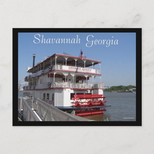 ジョージア・クイーン ポストカード (正面)