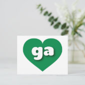 ジョージア・グリーンハート – 私はgaが大好き ポストカード (スタンド正面)