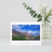 ジョージア コーカサス山脈 風景 自然 ポストカード (スタンド正面)