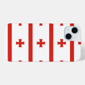 ジョージア・サカルトヴェロ国旗のパターン Case-Mate iPhoneケース (裏面 (横))