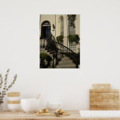 ジョージア・サバンナ階段 ポスター (キッチン)