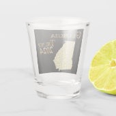ジョージア ショットグラス (裏面)