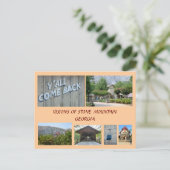 ジョージア・ストーン・マウンテンの幻影 ポストカード (スタンド正面)