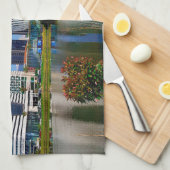 ジョージア・バトゥミ建築景観 キッチンタオル (四つ折り)