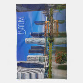 ジョージア・バトゥミ建築景観 キッチンタオル (縦)