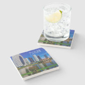 ジョージア・バトゥミ建築景観 ストーンコースター (横)